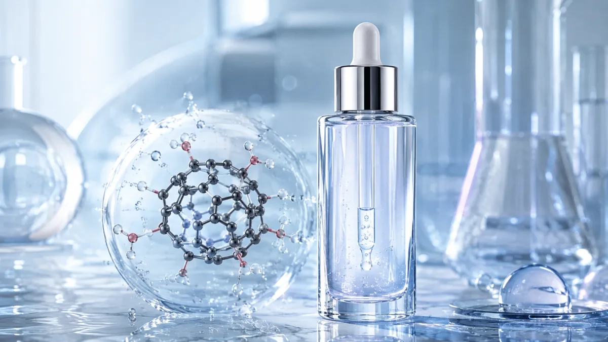 Cosmetics fullerene application